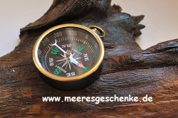 Kompass Messing ca. Ø: 4,5 x 1 cm