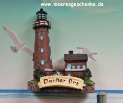 Deko-Magnet Leuchtturm Darßer Ort ca. 6 x 4,5 cm