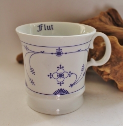Indisch Blau Herrenbecher / Kapitänsbecher Ebbe und Flut