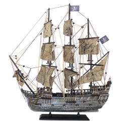 Schiffsmodell Piratenschiff ca. 50 x 56 cm