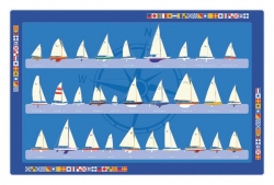 Tisch-Set / Untersetzer Yachten ca. 43 x 29 cm