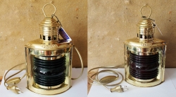 Schiffslampe / Positionslampe Backbord oder Steuerbord