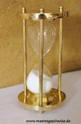 Sanduhr maritim ca. 5 min 14,5 x Ø: 7,5 cm