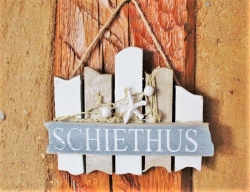 Deko-Holz-Schild-Willkommen