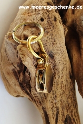 Schlüsselanhänger maritim Blockrolle ca. 8 cm