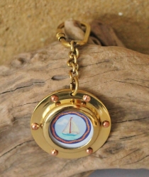 Schlüsselanhänger Bullauge ca. 10 cm