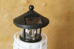 Leuchtturm Kampen Solar ca. Ø ca. 9 x 30 cm