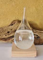 Sturmglas in Tropfenform ca. 14 x Ø 6cm