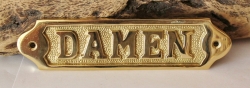 Türschild maritim DAMEN ca. 17 x 4 cm