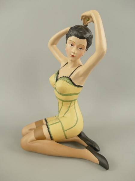 Badepuppe / Strandlady ca. 21 x 14 x 10 cm