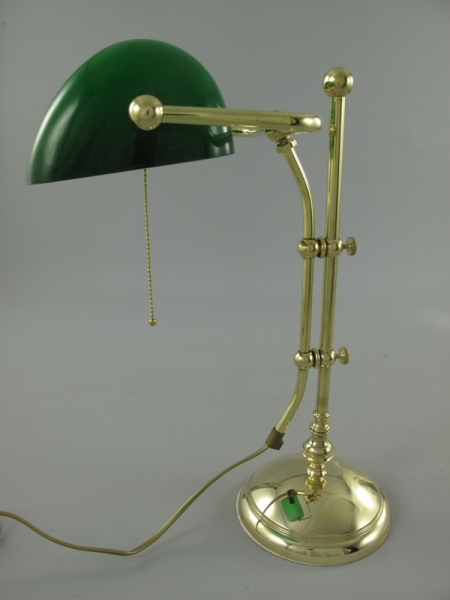 Banker-Lampe grün ca. 45 x 34 x 16 cm