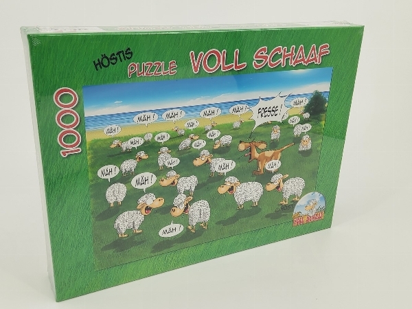 Puzzle Voll Schaaf Fresse Hösti 1000 Teile