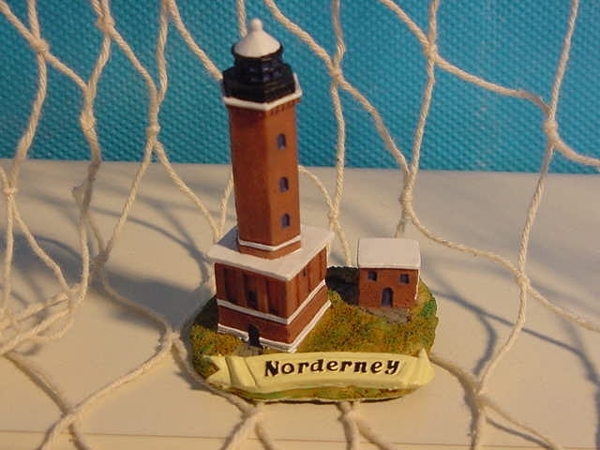 Deko Modell Leuchtturm Bremerhaven Pingelturm ca 11 cm 