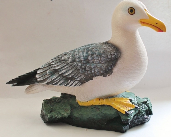 Möwe auf Fels 29 x 32 cm