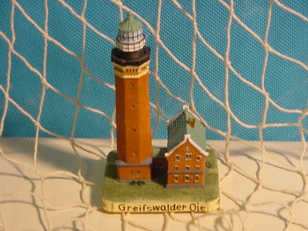 Modell Leuchtturm Greifswalder Oie ca. 11 cm
