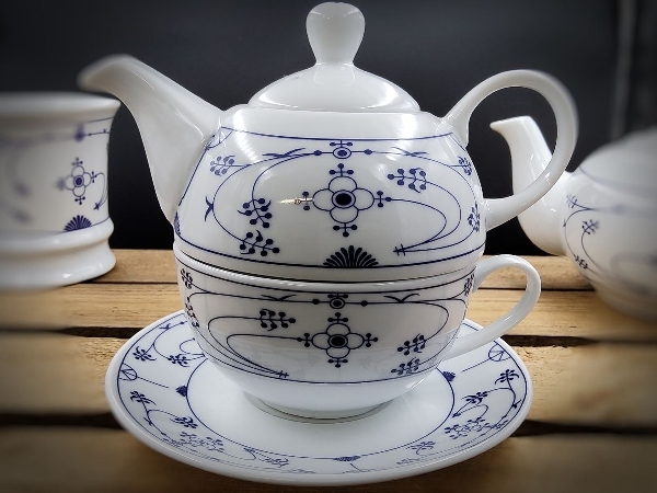 Tea for one Indisch Blau