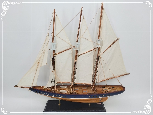 Segler Segel-Yacht  76 x 66 cm