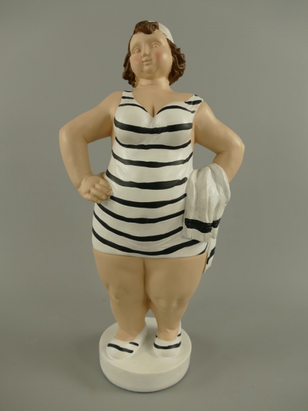 Badepuppe / Strandlady ca. 40 x 20 x 11 cm