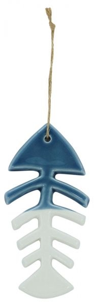 Hängender Grätenfisch ca. 7 x 14,5 x 0,5 cm