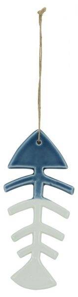 Hängender Grätenfisch ca. 9 x 19,5 x 0,5 cm