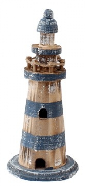 Deko-Leuchtturm Blueline 19 cm x Ø: 8 cm