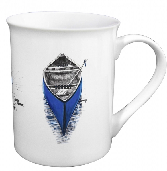 Tasse / Kaffeebecher Boot ca. 10 x Ø 8 cm