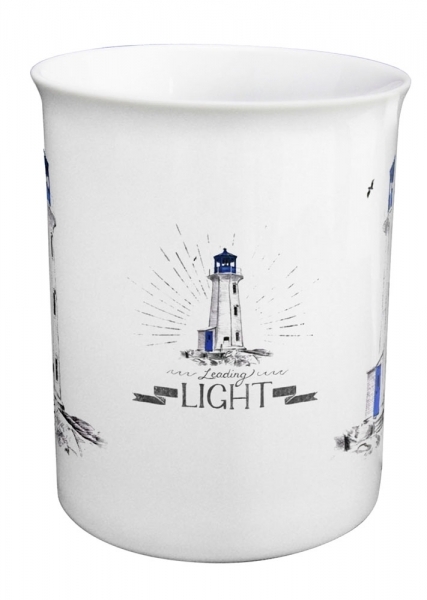 Tasse / Kaffeebecher Leuchtturm ca. 10 x Ø 8 cm