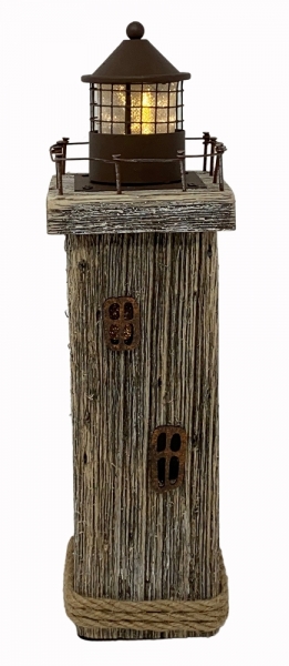 Leuchtturm Shabby-Look ca. 7,5 x7,5 x 26,5 cm