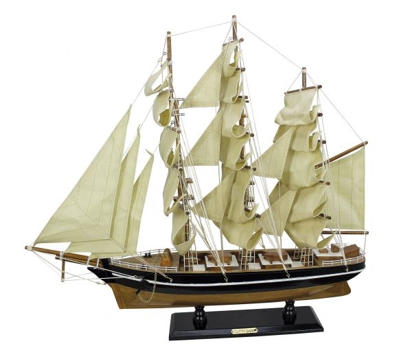 Modell Segelschiff Cutty Sark ca. 55 x 50 cm