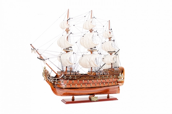 Premium-Modell Kriegsschiff Royal Louis ca. 75 x 67 x 23 cm