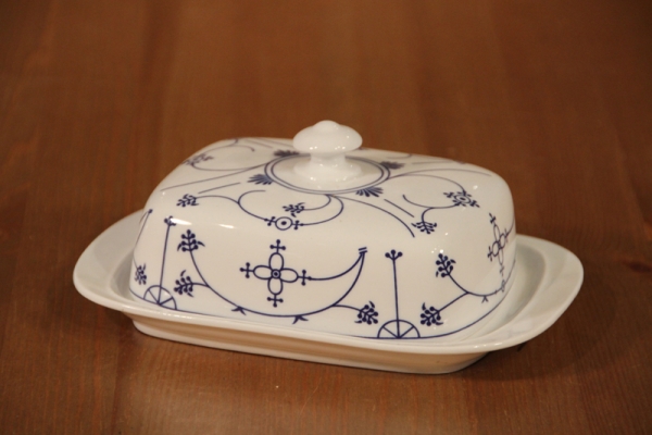 Butterdose Indisch Blau 19 x 13,5 cm von JL