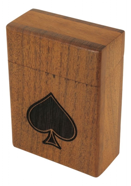 Spielkartenbox mit Karten ca. 8 x 11 x 4 cm