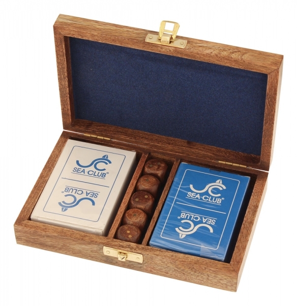 Karten- & Würfel-Box ca. 17,5 x 11,5 x 4,5 cm