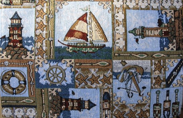 Tisch-Set / Untersetzer mit maritimen Motiven