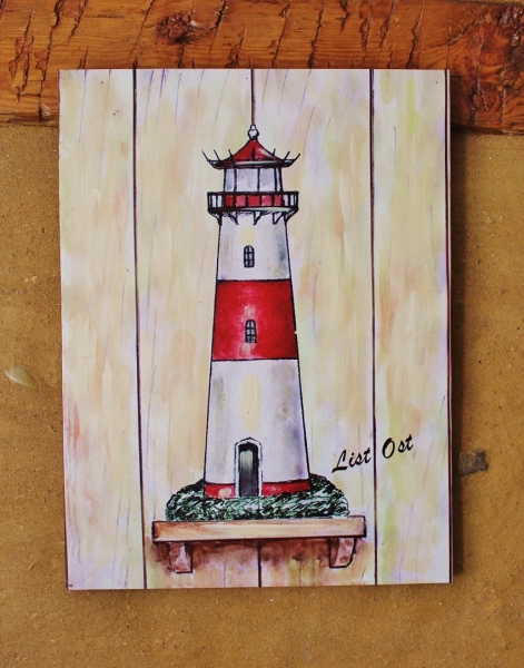 Bild Leuchtturm List Ost ca. 33 x 44 cm