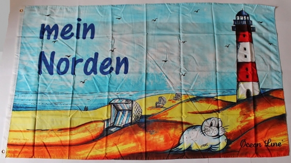 Flagge mein Norden 150 x  90 cm