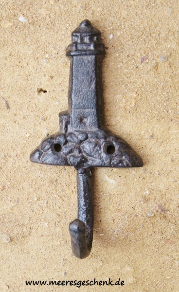 Haken maritim Leuchtturm ca. 13 x 7,5 x 4 cm