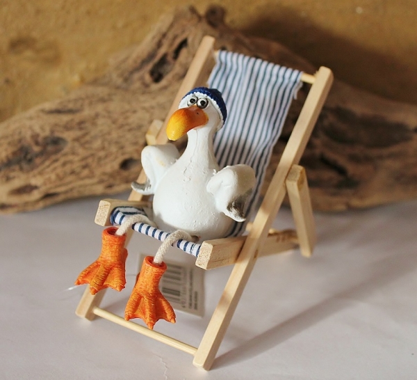 Kantenhocker Möwe ca. 10 x 6 cm