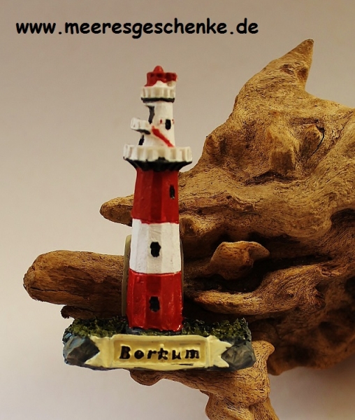 Deko-Magnet Kleiner elektrischer Turm Borkum ca. 6,5 x 4 cm