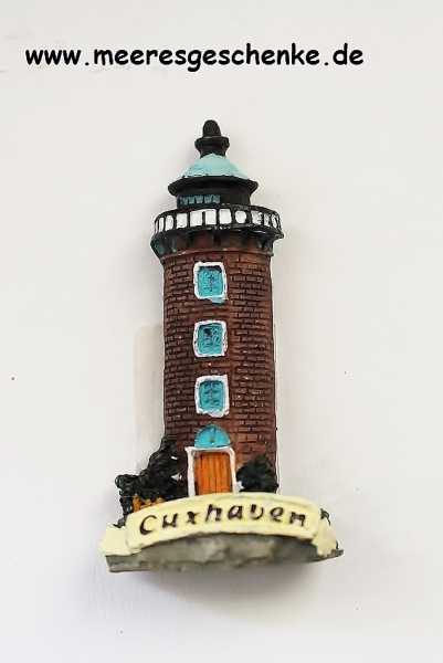 Deko-Magnet Leuchtturm Cuxhaven ca. 6 x 3 cm
