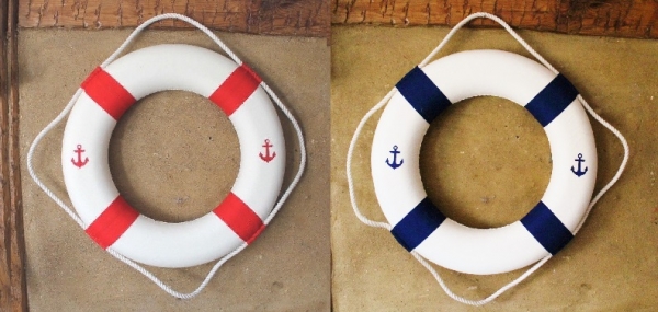 Deko-Rettungsring mit Anker Ø: 50 cm