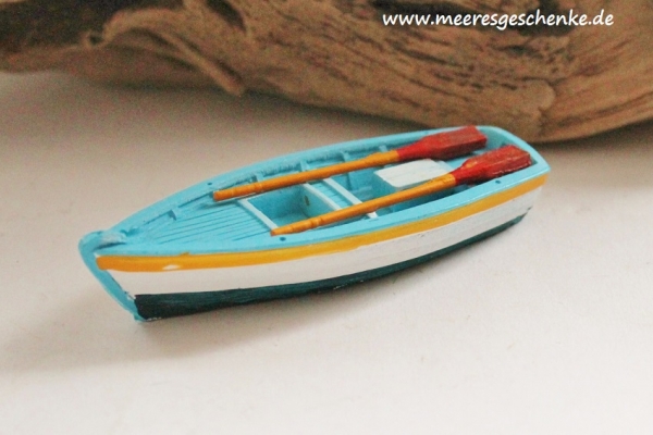 Ruderboot ca. 9,5 x 3,5 x 2 cm