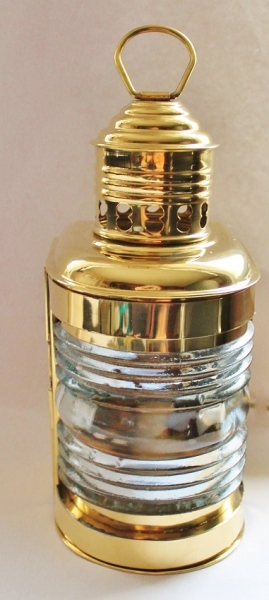 Topplampe / Mastlampe mit Petroleumbrenner ca. 23 x 11 x 13 cm