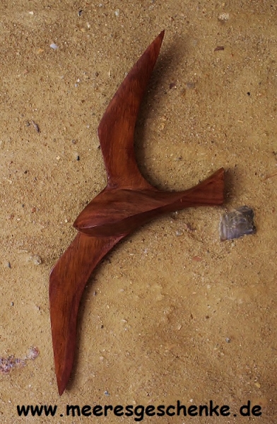 Deko Möwe als Wandhänger 25,5 x 10 cm