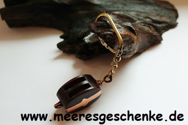 Maritimer Schlüsselanhänger Blockrolle