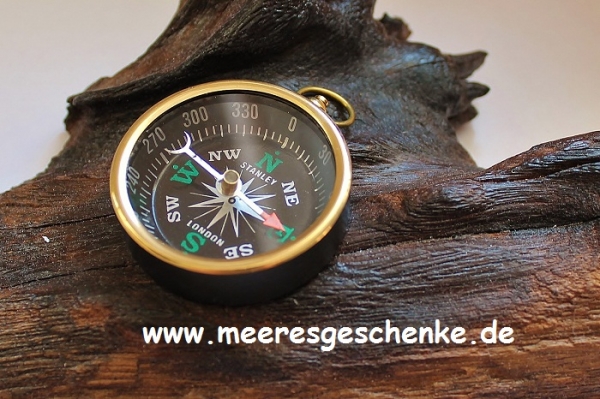 Kompass Messing ca. Ø: 4,5 x 1 cm