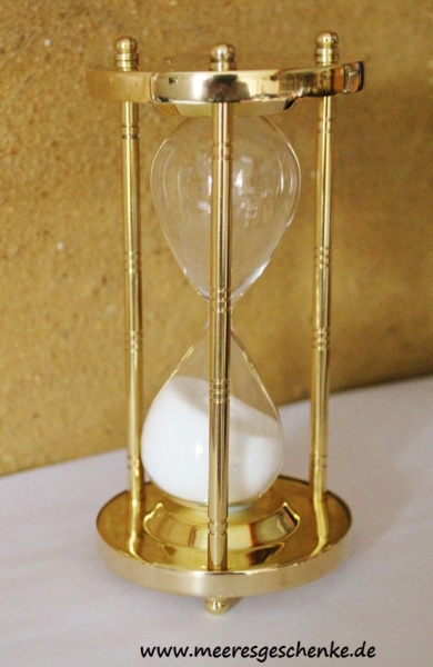 Sanduhr maritim ca. 5 min 14,5 x Ø: 7,5 cm