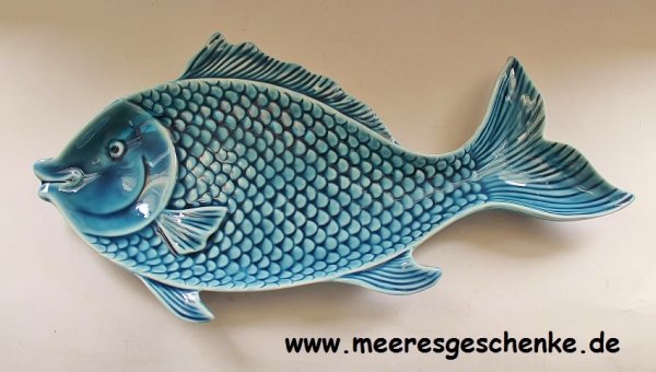Maritime Schale / Platte als Fisch ca. 34 x 16,5 x 3,5 cm