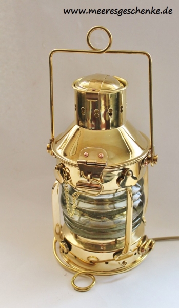 Schiffslampe als Ankerlampe elektr. ca. 32 x Ø 15 cm