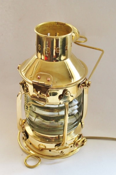 Schiffslampe als Ankerlampe elektr. ca. 32 x Ø 15 cm